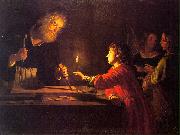 HONTHORST, Gerrit van Childhood of Christ sf oil painting